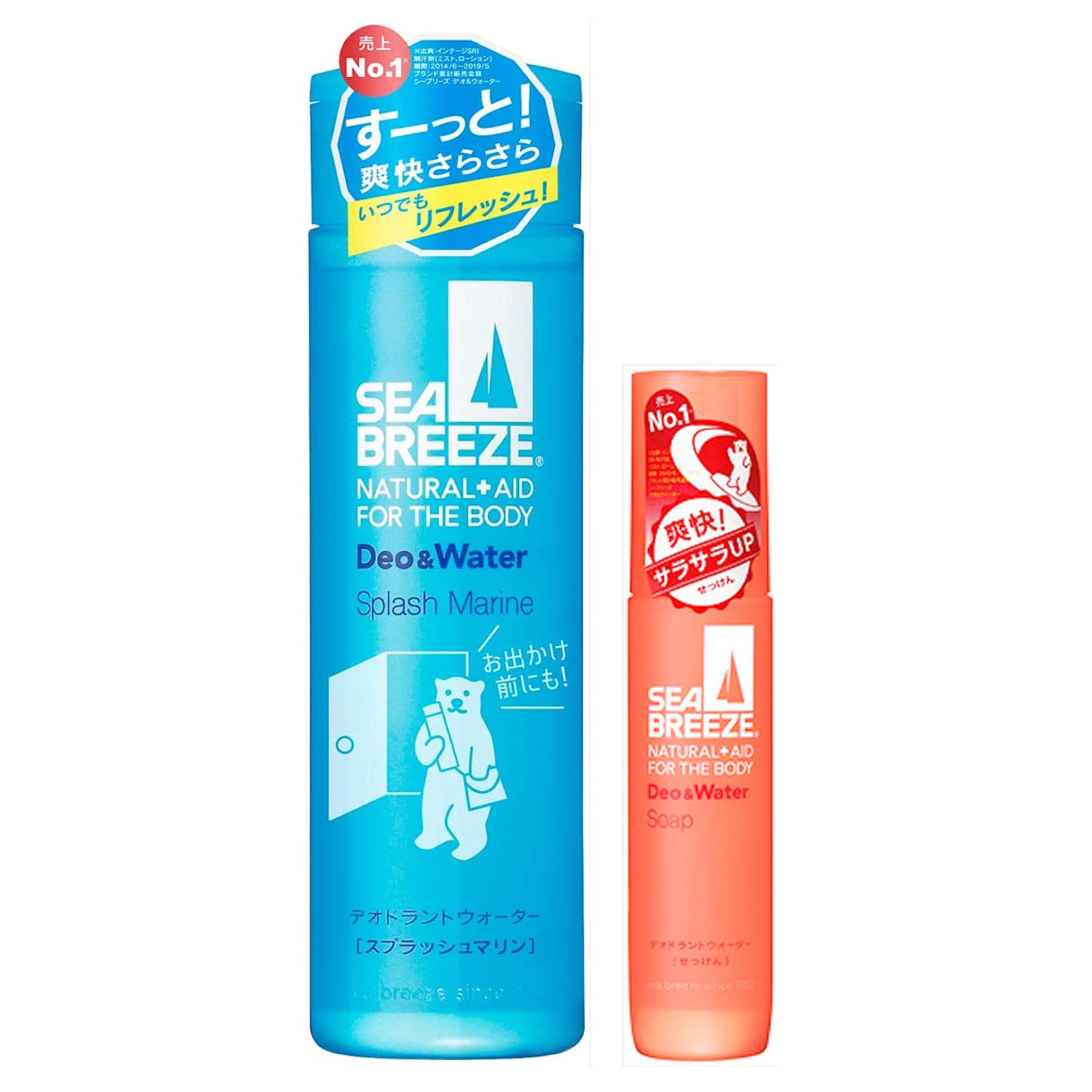 SEA BREEZE  シーブリーズ　デオドラントウォーター　セット SEA BREEZE シーブリーズ デオ&ウォーター せっけん (160mL